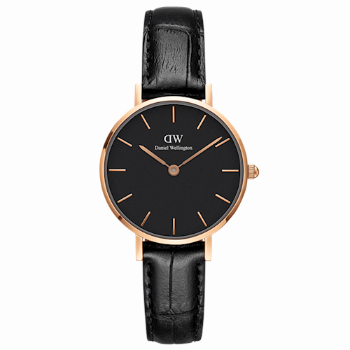 Image of Classic Black Petite Reading Rosa forgyldt Quartz Dame ur fra Daniel Wellington, DW00100223